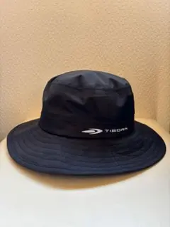 【新品未使用】ゴルフ　レインハット　バケハ　防水　黒　ティゴラ