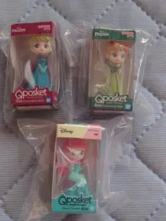 ディズニーキャラクター　Qposket　ミニチュアコレクション３　3個
