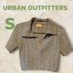 【美品】URBAN OUTFITTERS 半袖ニット S　グレー