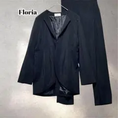 フロリア　パンツセットアップ　フォーマル セレモニー　スーツ　黒　5531