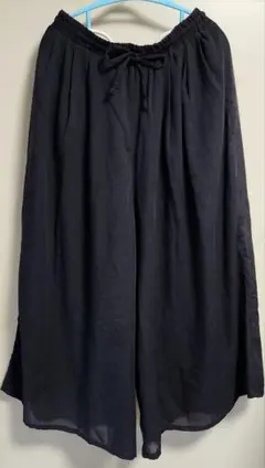 ブラック ガウチョパンツ M