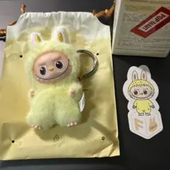 【F】ラブブ PIN FOR LOVE ぬいぐるみキーホルダー