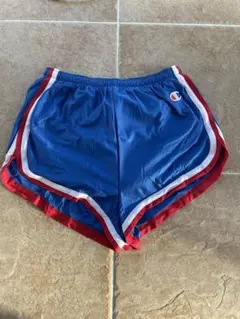 Champion ショートパンツ Sサイズ 青/赤