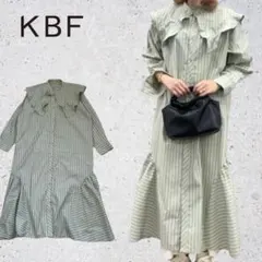 【KBF】2WAYビッグカラーワンピース