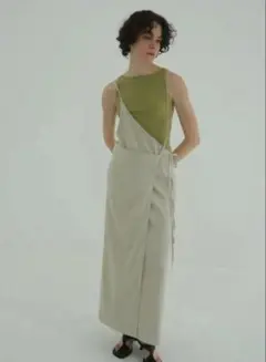 Clane DRAPE WRAP CAMI SKIRT