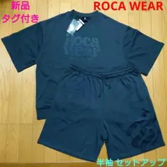 ROCA WEAR 刺繍　半袖　ハーフパンツ　上下　フルジップ　セットアップ ROCA WEAR 刺繍 半袖 ハーフパンツ 上下 フルジップ セットアップ