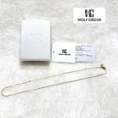 新品wolfcircussylvieネックレス14KGoldVermeil★W5