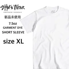 【シャカウェア】新品未使用 7.5oz ガーメントダイ Tシャツ ホワイト XL
