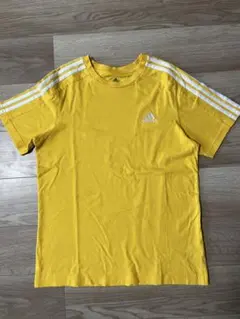 adidas イエロー Tシャツ L