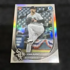 Sean Burke Bowman Chrome MLBカード 赤RC