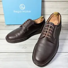 1299【極美品】リーガルウォーカー 601W プレーントゥ 茶 26