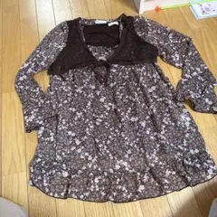 Rosa Cheri 花柄蕾絲拼接長袖上衣 套裝