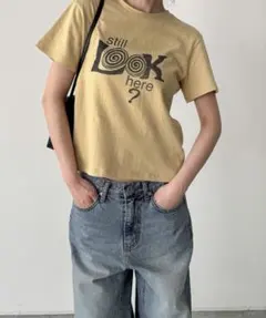 【CANAL JEAN】Still LOOK here Tシャツ