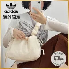日本未入荷 新品 adidas ラッフル 巾着ショルダーバッグ 2way 白のサムネイル
