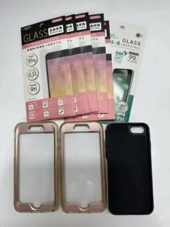 iPhone SE ケース 保護フィルム セット