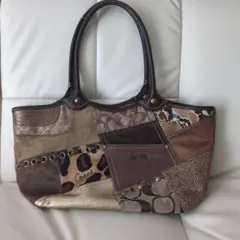 Vintage COACH Y2K Patchwork Animal Tote - メルカリ