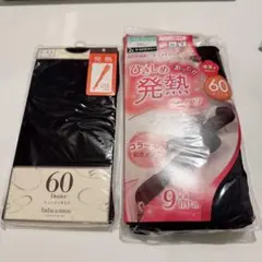 黒 タイツ 3足セット 60デニールのサムネイル
