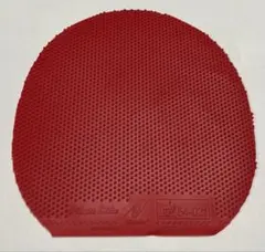 卓球ラバー　中古 ニッタク　表ソフトラバー　 ピンプルスライド 赤 中　②