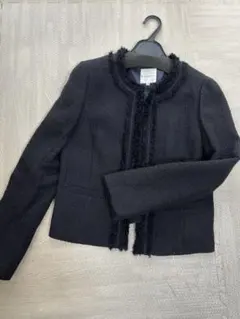 ツイードノーカラージャケット