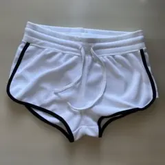 ホワイト サーフパンツ ハーフパンツMサイズ