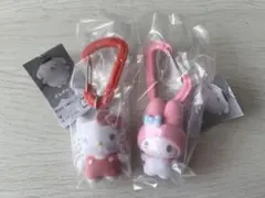 サンリオカラビナマスコットチャーム キティ マイメロ