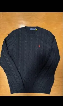 15日までセール‼️Polo Ralph Lauren ネイビー ケーブルニット