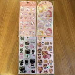 【国内正規品】 サンリオ　ラインストーン　マシュマロ　ウォーターシール　キティ