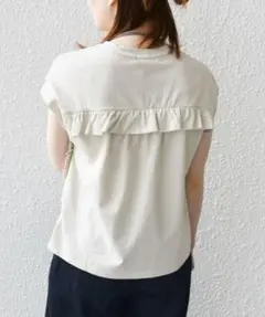 SHIPS オーガニック コットン フリル TEEのサムネイル