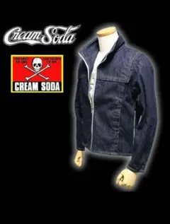 CREAM SODA スカルジャケット 青白 cream soda スカジャン刺繍ジャケット | rikunosuke shop