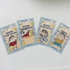 【4枚】クレヨンしんちゃん ワッペン シール 4点セット