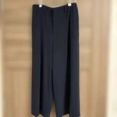 ユニクロネイビー ワイドパンツ