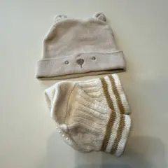 ベビー帽子　靴下セット