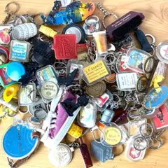US広告入キーリング100個★ノベルティ／Vintage／アメリカ／キーホルダー US広告入キーリング100個☆ノベルティ／Vintage／アメリカ