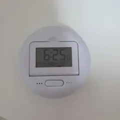 ADESSO 振動&アラーム 目覚まし時計 MY-106 ホワイト 美品