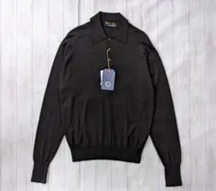 キャプテンサンシャイン×ジョンスメドレー/ハイゲージ ニットポロ新品タグ付き