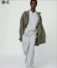 UNIQLO ユニクロ スウェットワイドパンツ ネイビー S