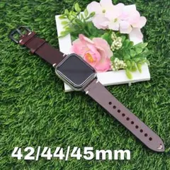 アップルウォッチレザーバンド　ベルト　45mm 44mm 42ミリ　iwatch