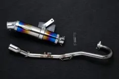 ホーネット250 LCI PARTS ショートチタン マフラー - メルカリ