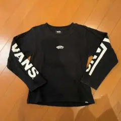 VANS キッズ 長袖Tシャツ 黒 110cmのサムネイル