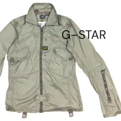 G-STAR RAW ミリタリー ブルゾン M カーキ 立体裁断 ジップアップ