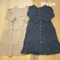 授乳服　マタニティ　パジャマ　ワンピース　妊婦服　2枚セット