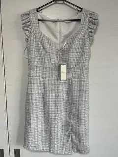 JEWELS by sugar グレー系タイトドレス L