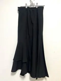 PAGEBOY ブラック アシメロングスカート