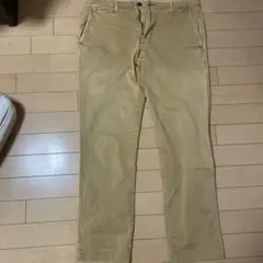 GAP スリムフィット ベージュチノパン 33x32