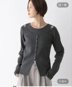 レプシィム　ニット　12ゲージレイヤードライクプルオーバー