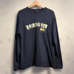 00s QUIKSILVER クイックシルバー 長袖カットソー ネイビー Lのサムネイル