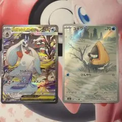 メガユキメノコEX(SAR) & ユキワラシ(AR) カードセット