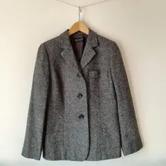 ノーカラー テーラードジャケット