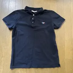 メンズ　MAISON KITSUNÉ ポロシャツ 黒　ブラック XS