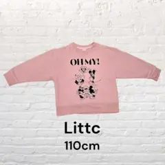 【Littc】ミッキー ミニー トレーナー 110cm